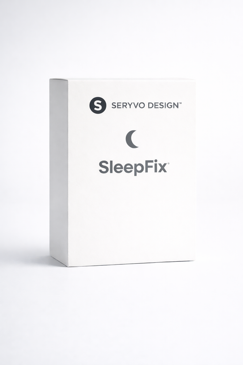 SleepFix™ Deep Sleep System – box chiusa design essenziale SERYVO DESIGN™